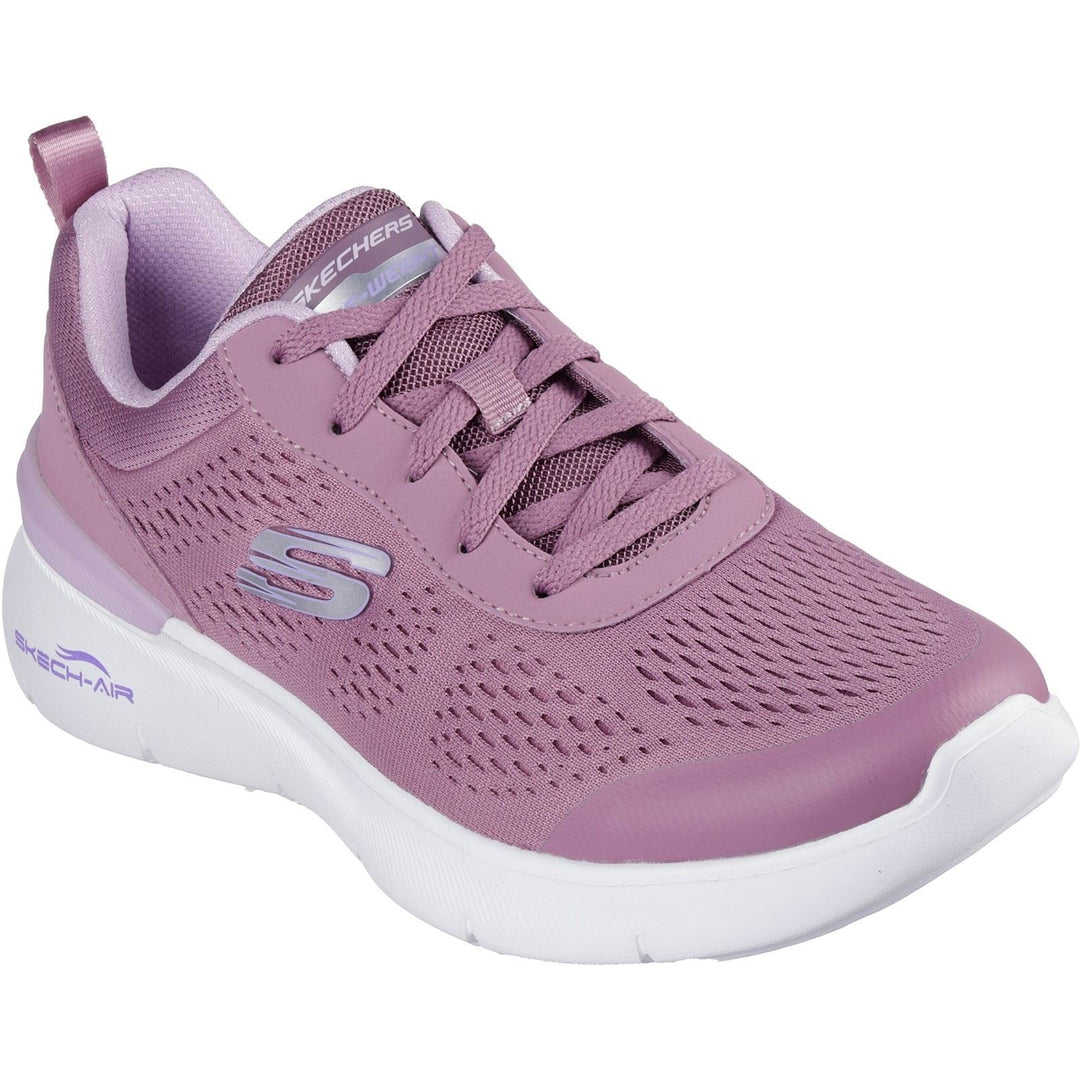 Women's Wide Fit Skechers 150370 Skech-air Dynamight 2.0 New Heights Trainers in Mauve - Image 3