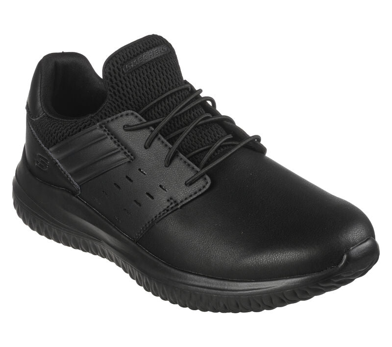 Mens Wide Fit Skechers Street Wear Delson 3.0 210308 Luxury Walking Trainers in Brown - Image 3