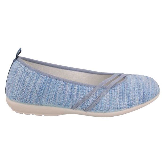 Women's Wide Fit DB Foxtail Canvas in Black Canvas - Image 6