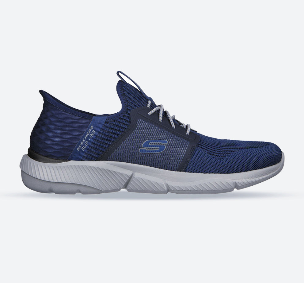 Men's Wide Fit Skechers 210609 Slip-ins RF Ingram Brackett Trainers in Navy - Image 1