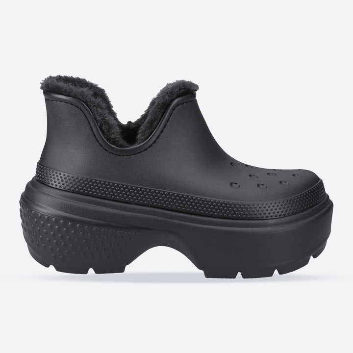 Women's Crocs 210673 Stomp Shorty Boots in Black - Image 1