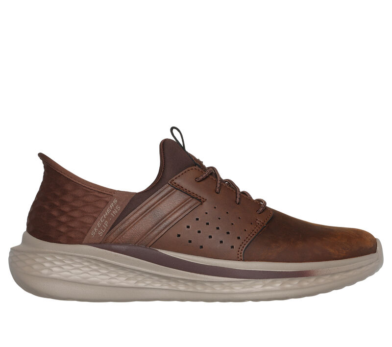 Men's Wide Fit Skechers 210828 Slip-ins RF Slade Zachary Trainers in Black - Image 8