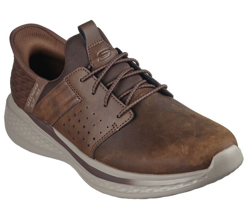 Men's Wide Fit Skechers 210828 Slip-ins RF Slade Zachary Trainers in Black - Image 9