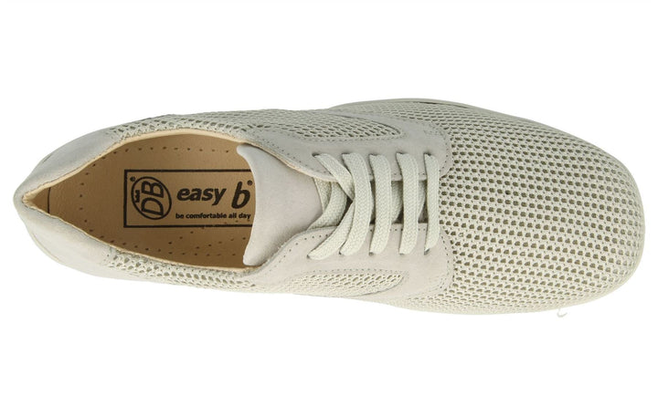 Womens Wide Fit DB Lexi Canvas in Sky Blue / Mesh - Image 1