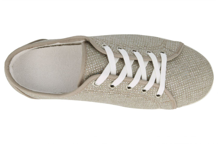 Womens Wide Fit DB Tampa Canvas Shoes in Navy - Image 1