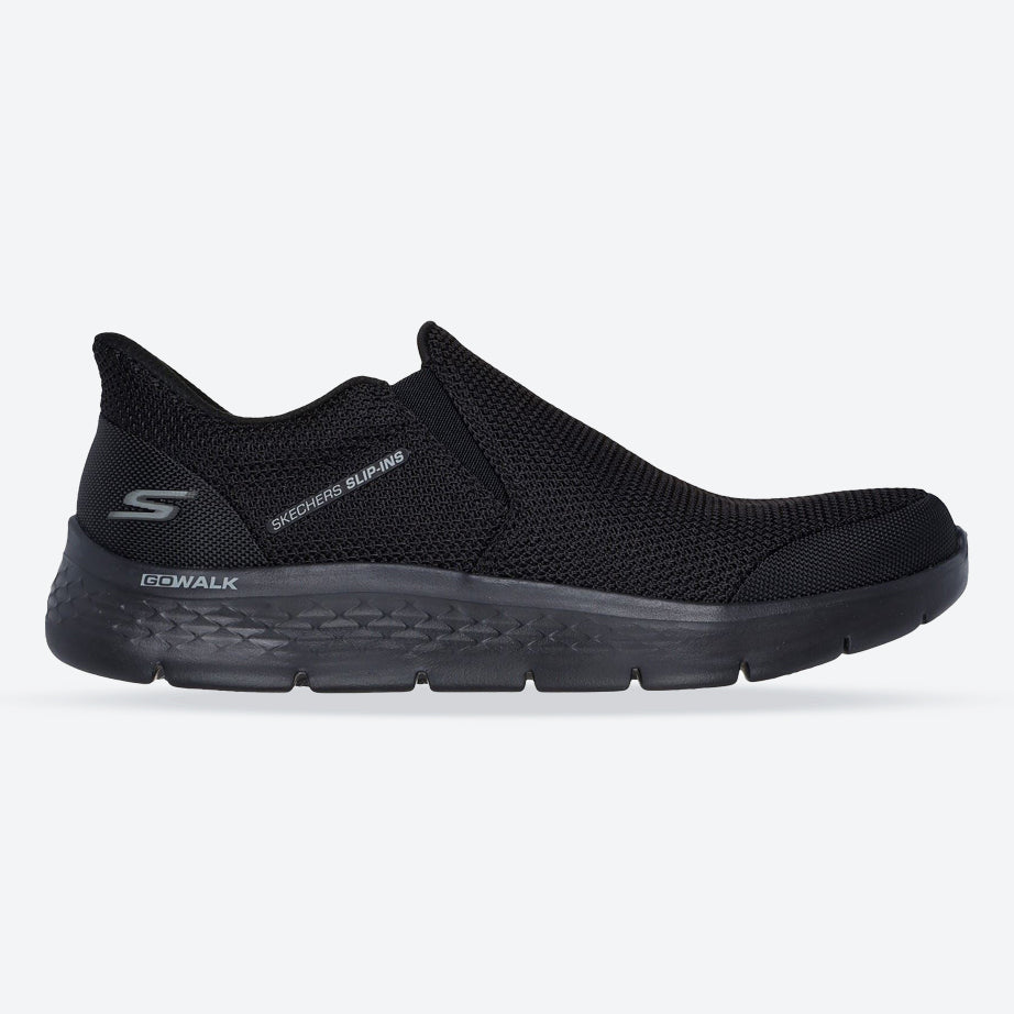Men's Wide Fit Skechers 216333 Slip-ins Go Walk Flex Ojai Trainers in Black - Image 1