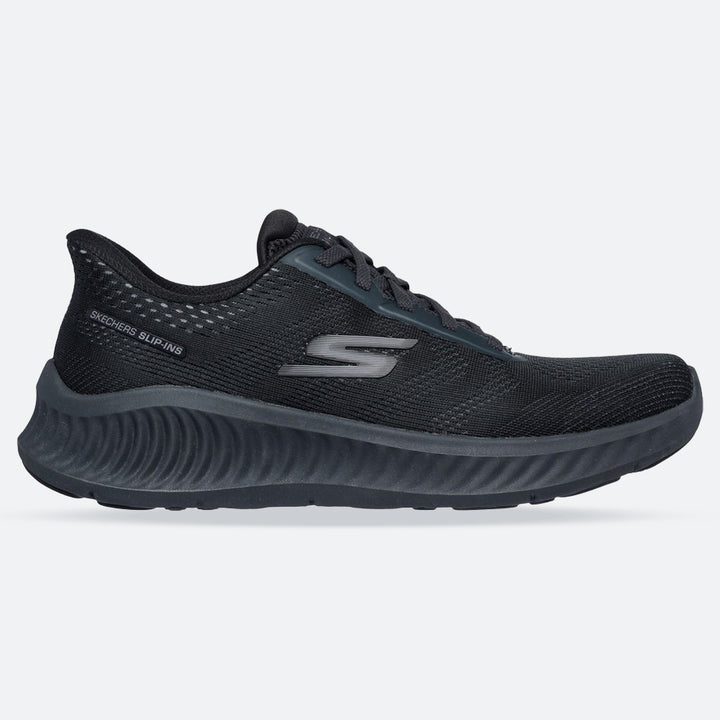 Men's Wide Fit Skechers 216375 Slip-ins Go Walk Now Payton Trainers in Black - Image 1