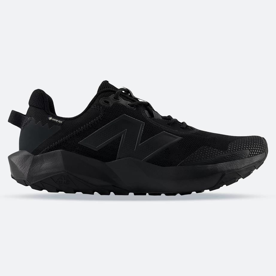 Men's Wide Fit New Balance Dynasoft MTNTRGB6 Waterproof Gore Tex Walking/Running Trainers in Black - Image 1