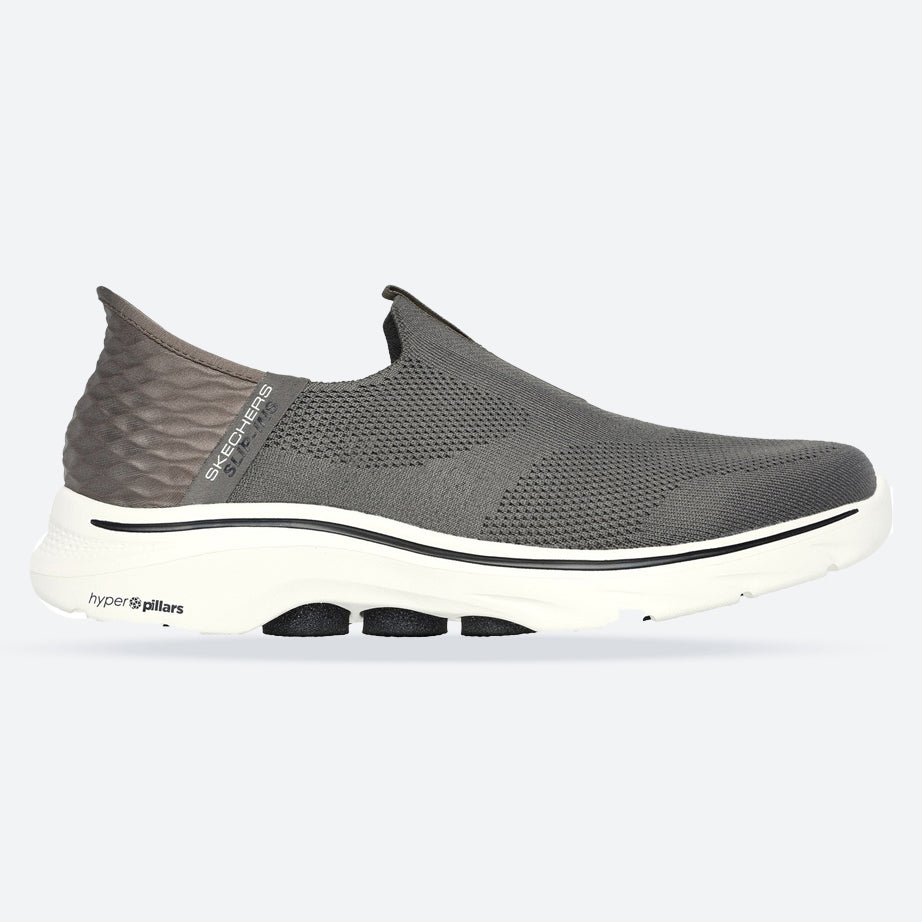 Men's Wide Fit Skechers 216641 Slip-ins Go Walk 7 Easy On 2 Trainers in Navy - Image 19