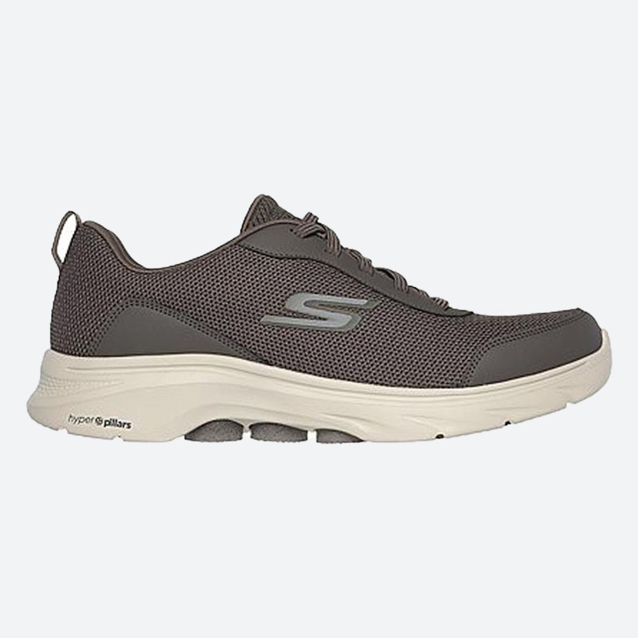 Men's Wide Fit Skechers 216644 Go Walk 7 Trainers in Black - Image 6