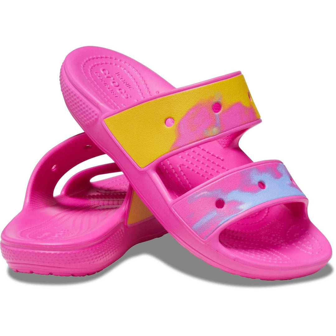 Men's Crocs 208282 Classic Ombre Sandals in Juice/Multi - Image 6