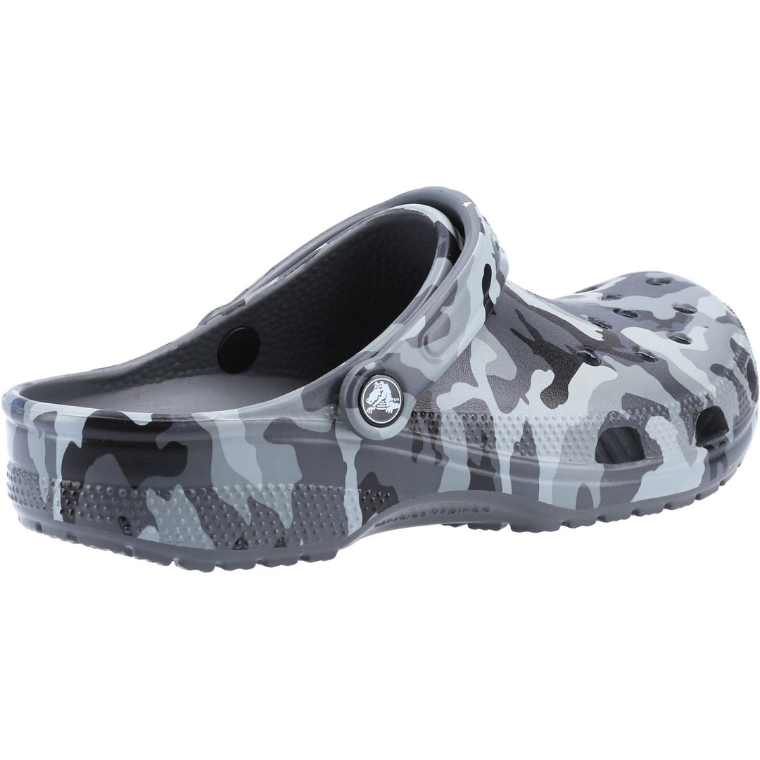 Men's Crocs 206454 Seasonal Camo Sandals in Mushroom/Multi - Image 11