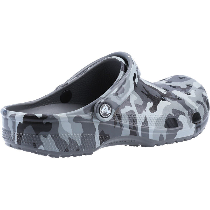 Men's Crocs 206454 Seasonal Camo Sandals in Mushroom/Multi - Image 1