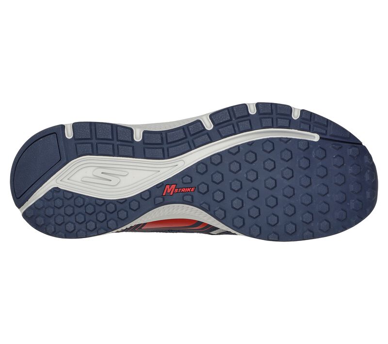 Men's Wide Fit Skechers 220034 Go Run Consistent Running Trainers - Navy/Red - Goga Mat in Navy/Red - Image 7