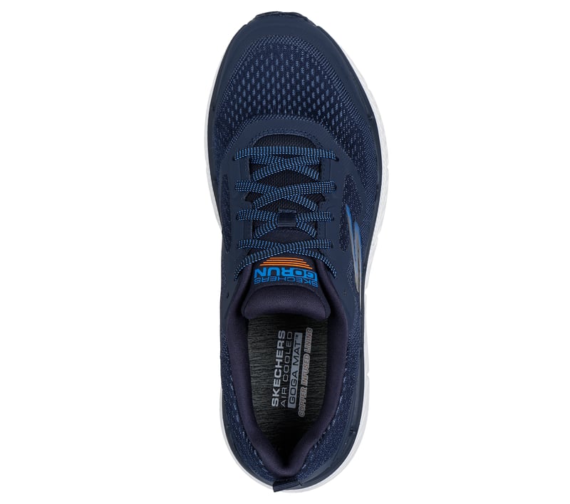 Men's Wide Fit Skechers 220840WW Max Cushioning Premier 2.0 Vantage Trainers in Black / Charcoal - Image 11