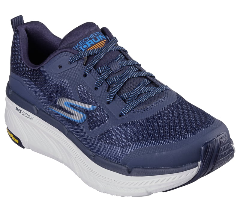 Men's Wide Fit Skechers 220840WW Max Cushioning Premier 2.0 Vantage Trainers in Black / Charcoal - Image 9