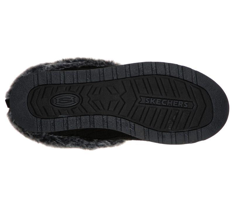 Womens Wide Fit Skechers Keepsakes Ice Angel Mule Slippers - Exclusive in Black - Image 15