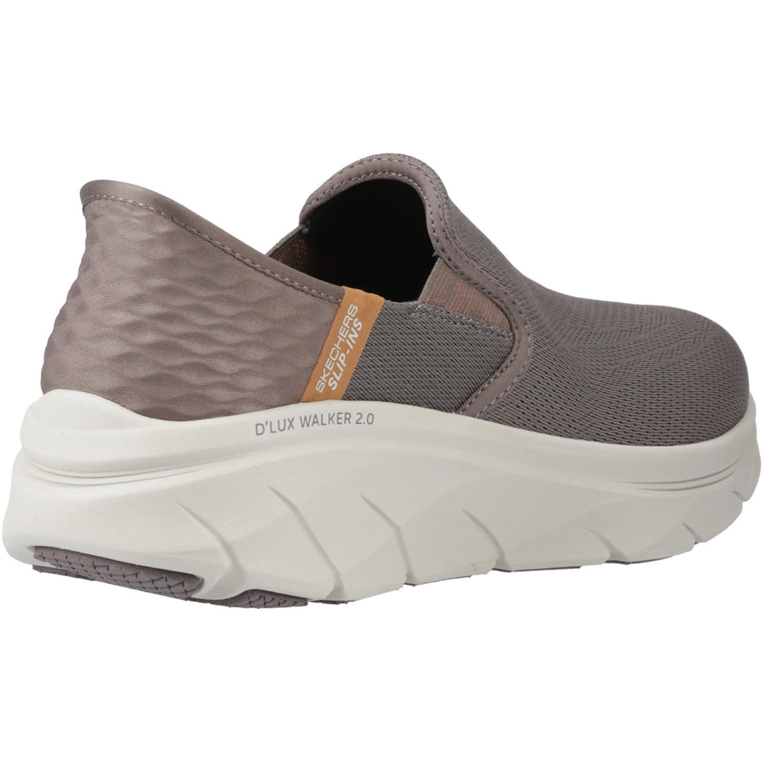 Men's Relaxed Fit Slip-ins Skechers 232463 D'lux Walker Trainers in Brown - Image 5