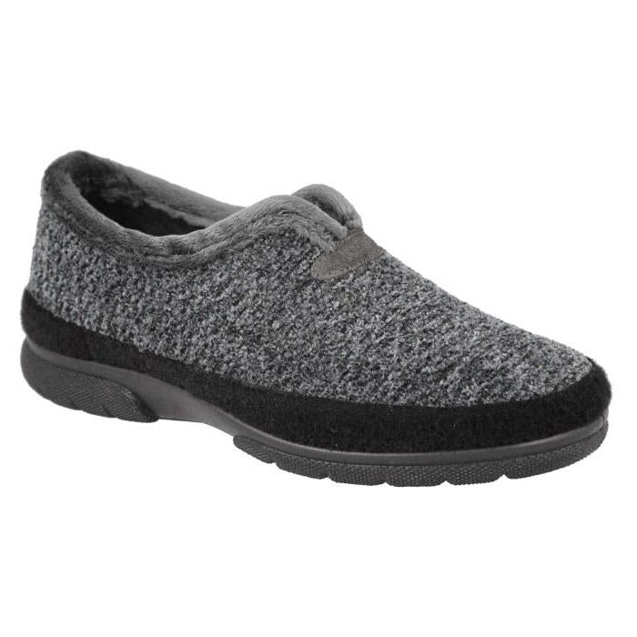 Men's Wide Fit DB Graham Shoes in Navy / Black Textile - Image 3