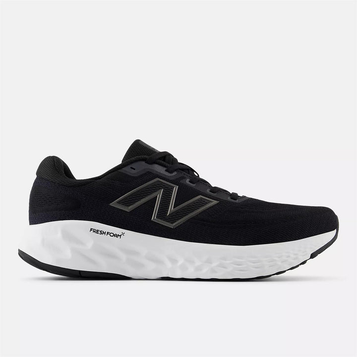 Men's Wide Fit New Balance MEVOZLK4 Running Trainers - Fresh Foam in Black/White - Image 1