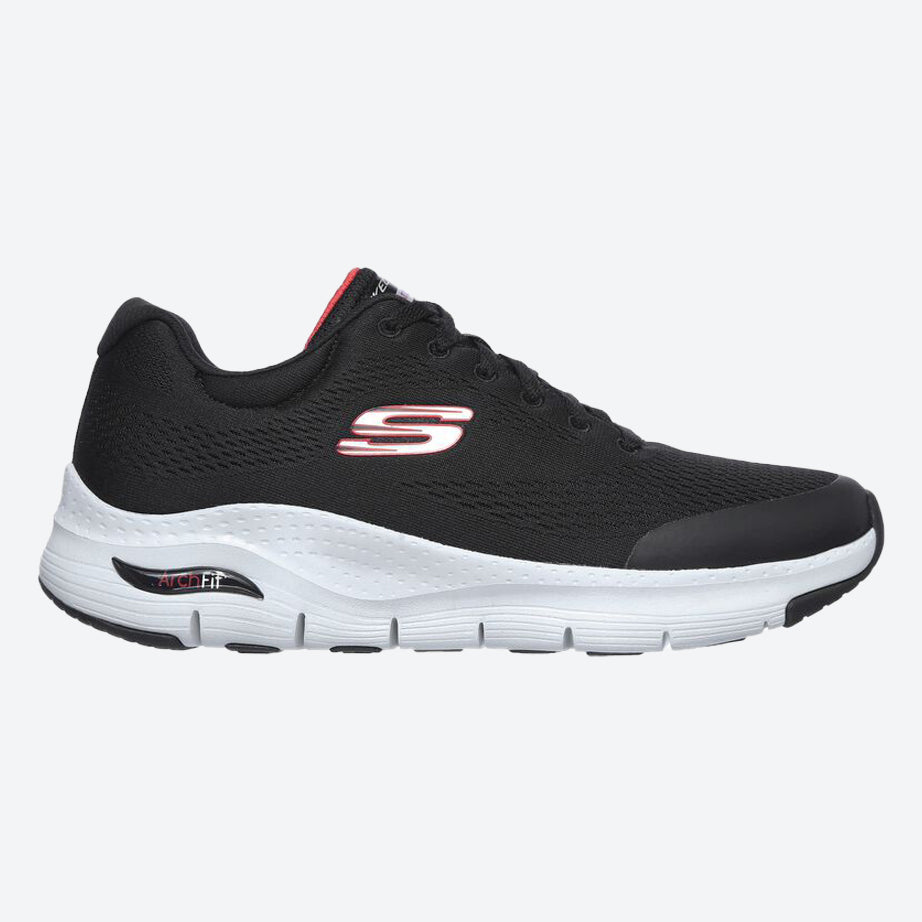 Mens Wide Fit Skechers 232040 Arch Fit Walking Trainers in Black - Image 15