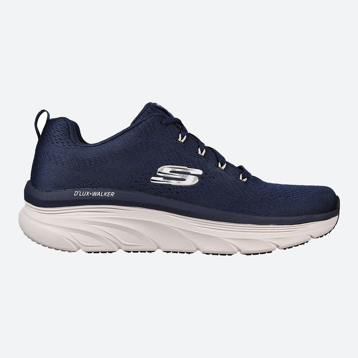 Men's Wide Fit Skechers 232364 Relaxed Fit Meerno D'lux Walker Trainers in Black/Red - Image 1