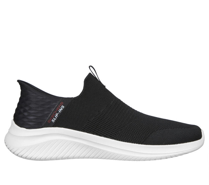 Men's Wide Fit Skechers Slip-ins 232450W Ultra Flex 3.0 - Smooth Step Trainers in Black - Image 1
