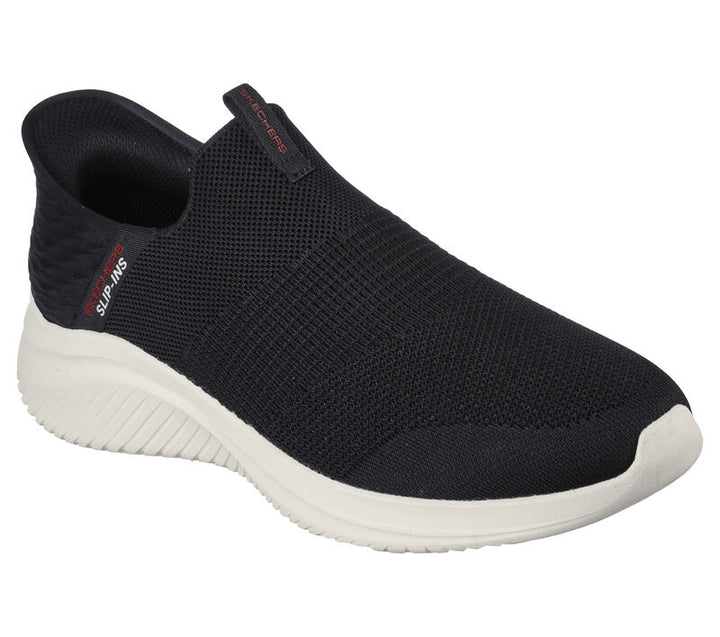 Men's Wide Fit Skechers Slip-ins 232450W Ultra Flex 3.0 - Smooth Step Trainers in Black - Image 1