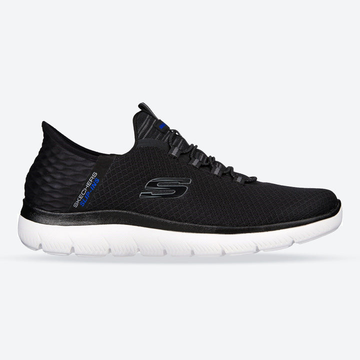Men's Wide Fit Skechers 232457 Slip Ins Summits High Range Trainer in Black - Image 1