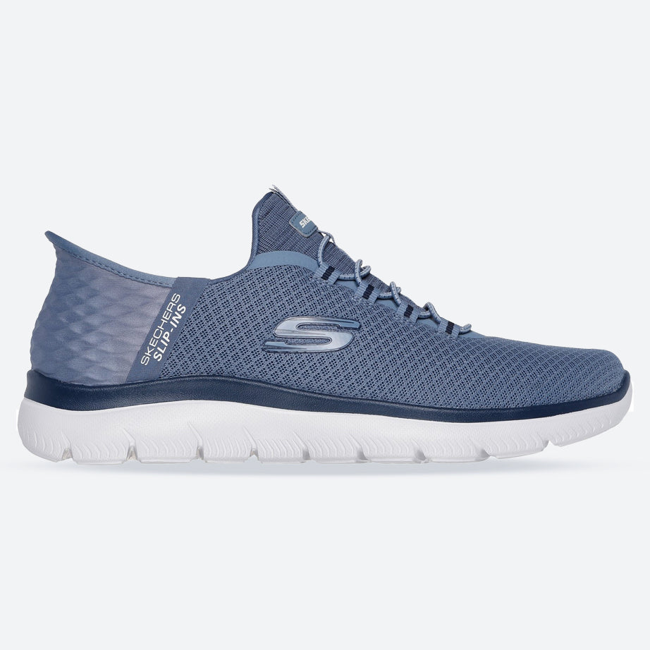 Men's Wide Fit Skechers Slip-ins 232457 Summits High Range Trainers in Taupe - Image 1