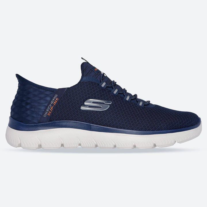 Men's Wide Fit Skechers Slip-ins 232457 High Range Summits Trainers in Black - Image 1
