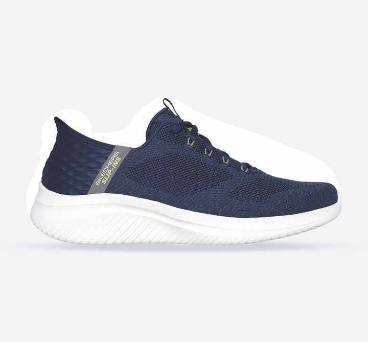 Men's Wide Fit Skechers 232458 Slip-ins Ultra Flex 3.0 New Arc Trainers in Navy - Image 1