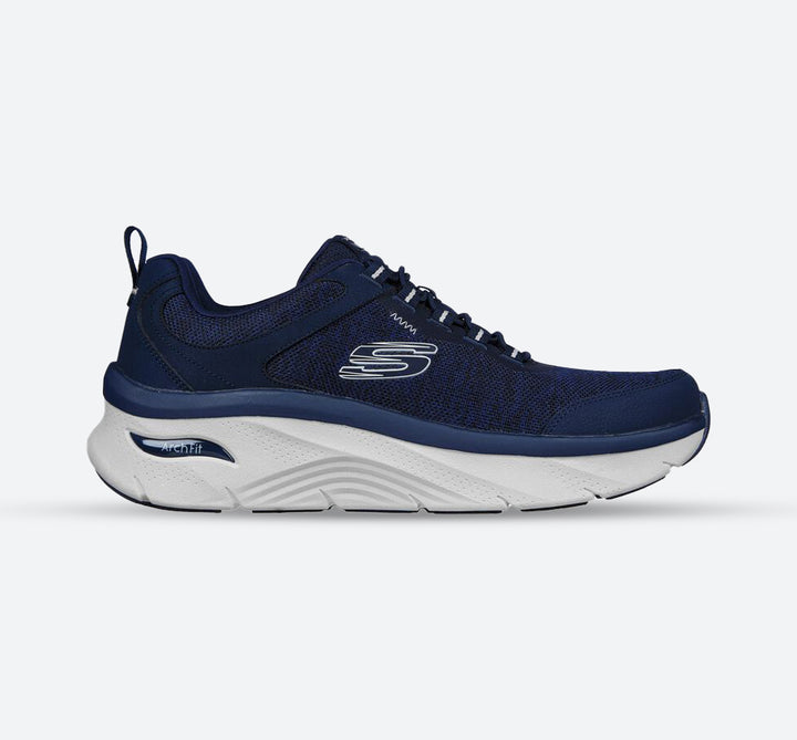 Men's Wide Fit Skechers Relaxed Fit 232503 Arch Fit D'Lux Greeley Trainers in Navy - Image 1