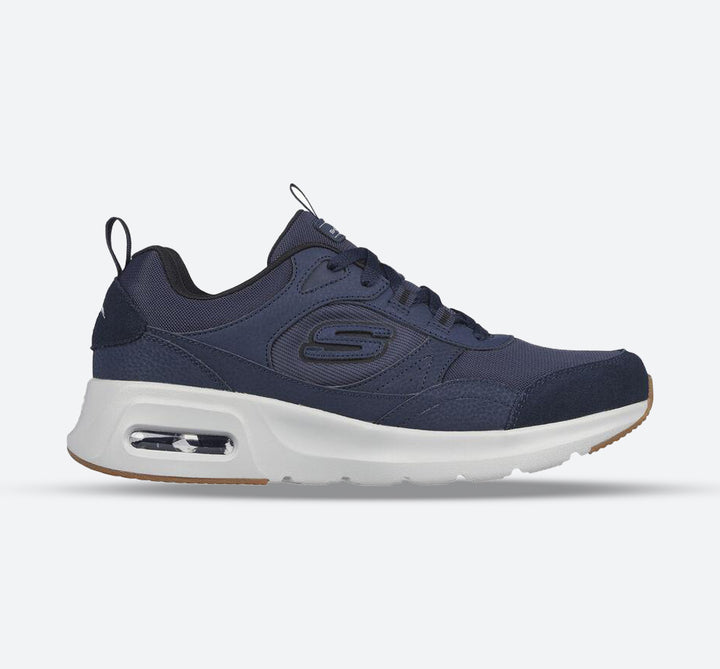 Men's Wide Fit Skechers 232646 Court Homegrown Skech Air Trainers in Navy/Black - Image 1