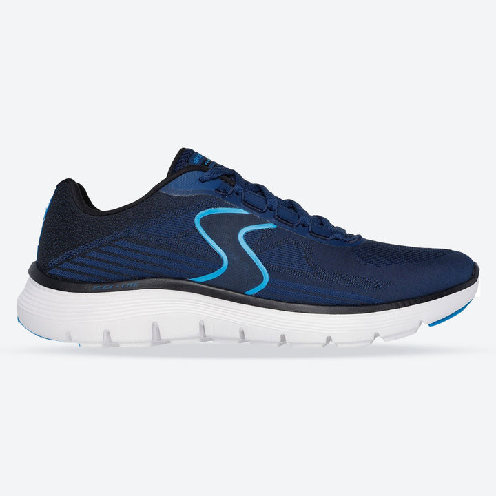 Men's Wide Fit Skechers 232828 Flex Advantage 5.0 Spreelo Trainers in Navy/Blue - Image 1