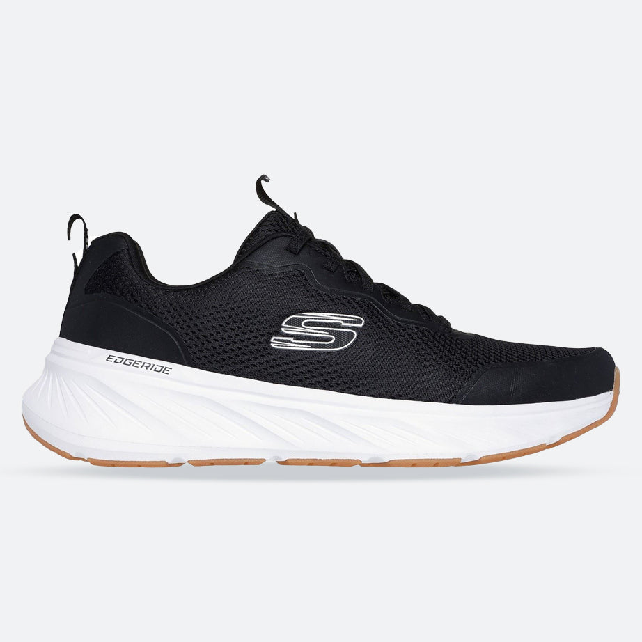Men's Wide Fit Skechers 232835 Edgeride Trainers in Black - Image 1