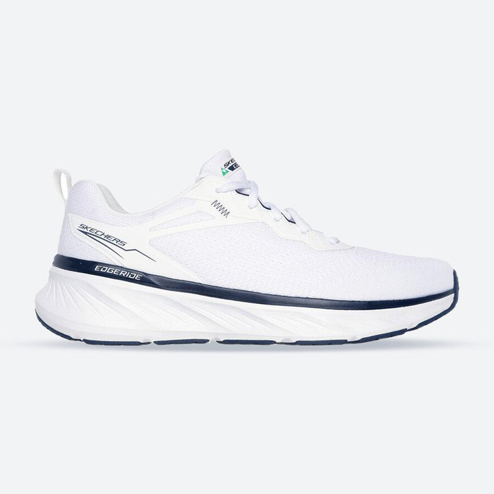 Men's Relaxed Fit Skechers 232836 Edgeride Exxo Trainers - White Navy in White Navy - Image 1