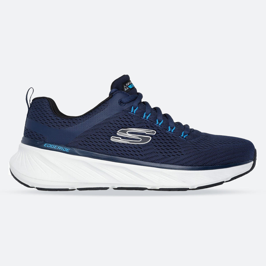 Men's Relaxed Fit Skechers 232843 Edgeride Contention Trainers in Navy/Blue - Image 1