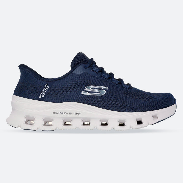 Men's Wide Fit Skechers 232941 Slip-ins Glide Step Pro Elron Trainers in Navy - Image 1