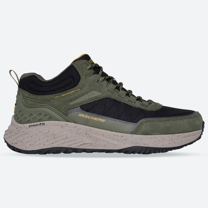 Men's Wide Fit Skechers 232961 Bounder Rse Boots in Charcoal/Lime - Image 1