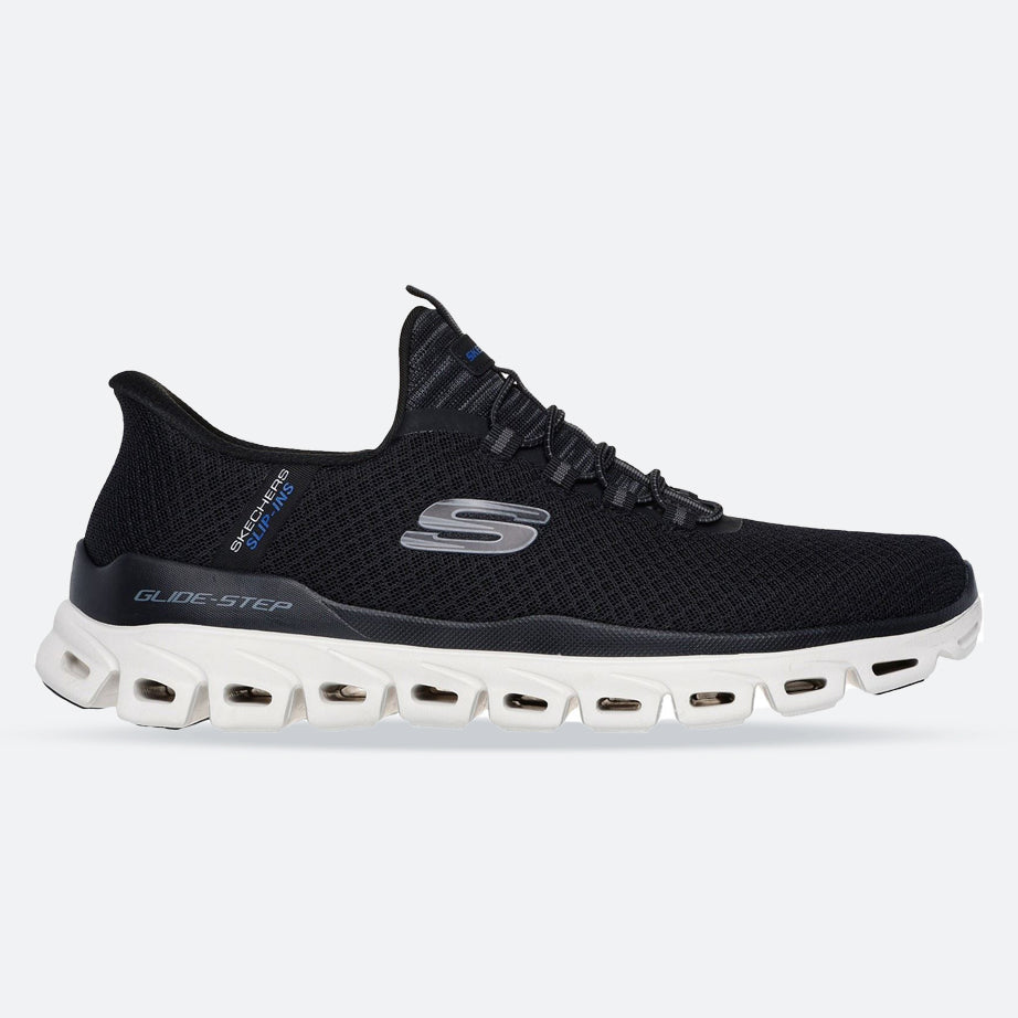 Men's Wide Fit Skechers 233010 Slip-ins Glide Step Noxus Trainers in Navy - Image 1