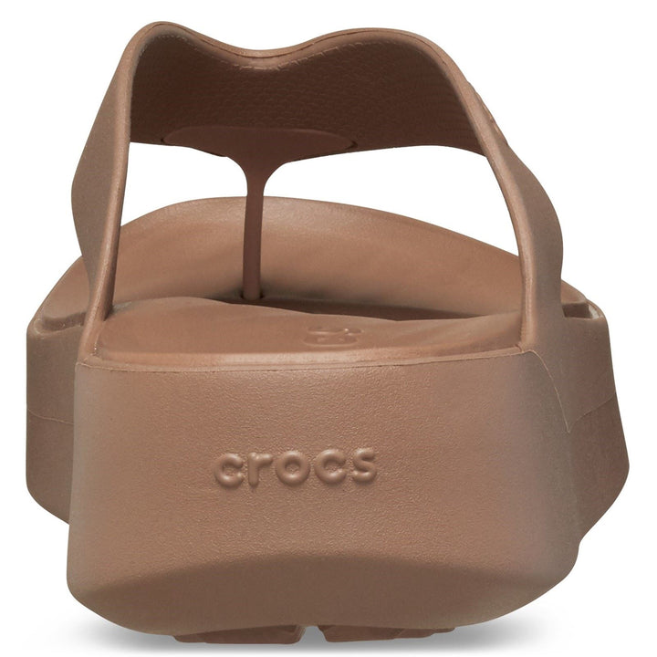 Women's Crocs 209410 Getaway Platform Flip Slippers in Black - Image 1