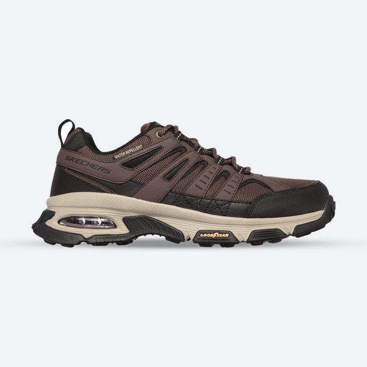 Men's Wide Fit Skechers 237214 Air Envoy Water Repellent outdoor Walking Trainers - Brown/Black in Brown/Black - Image 1