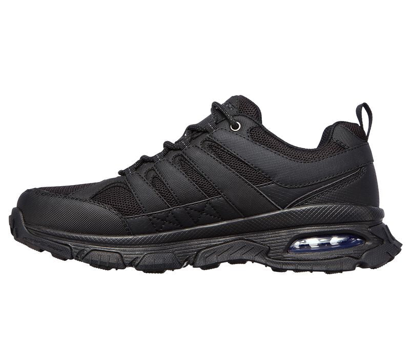 Men's Wide Fit Skechers 237214 Air Envoy Water Repellent outdoor Walking Trainers - Black in Black - Image 4