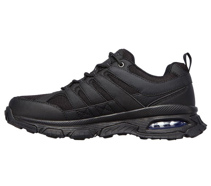 Men's Wide Fit Skechers 237214 Air Envoy Water Repellent outdoor Walking Trainers - Black in Black - Image 1