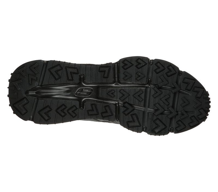 Men's Wide Fit Skechers 237214 Air Envoy Water Repellent outdoor Walking Trainers - Black in Black - Image 1