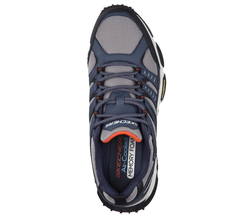 Men's Wide Fit Skechers 237214 Air Envoy Water Repellent outdoor Walking Trainers - Navy/Grey in Navy/Grey - Image 5