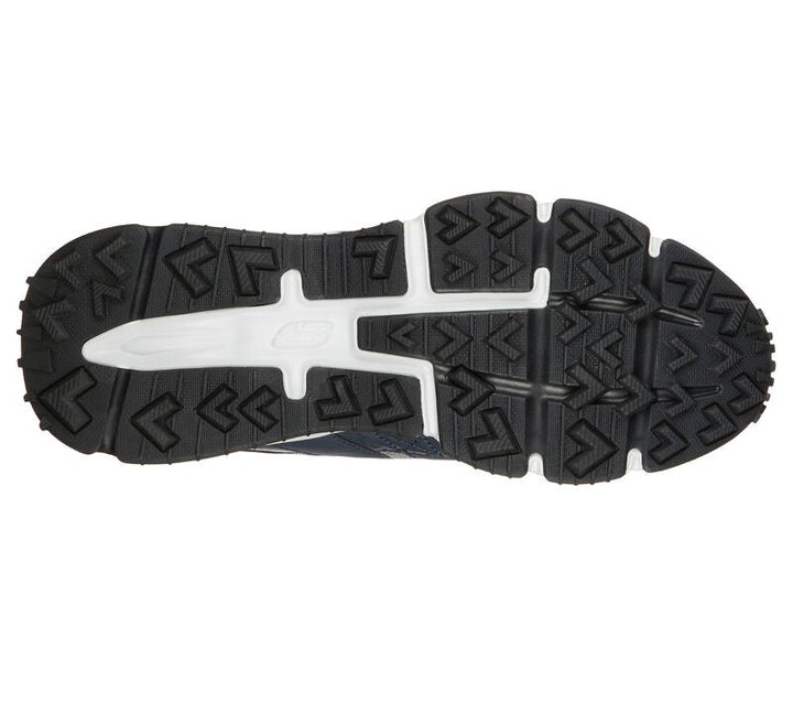 Men's Wide Fit Skechers 237214 Air Envoy Water Repellent outdoor Walking Trainers - Navy/Grey in Navy/Grey - Image 1