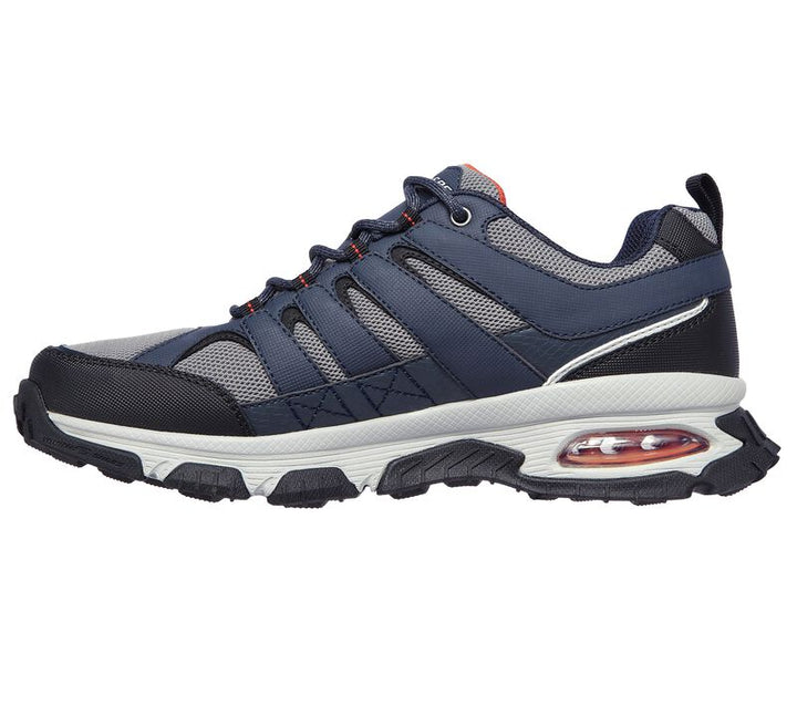 Men's Wide Fit Skechers 237214 Air Envoy Water Repellent outdoor Walking Trainers - Navy/Grey in Navy/Grey - Image 1