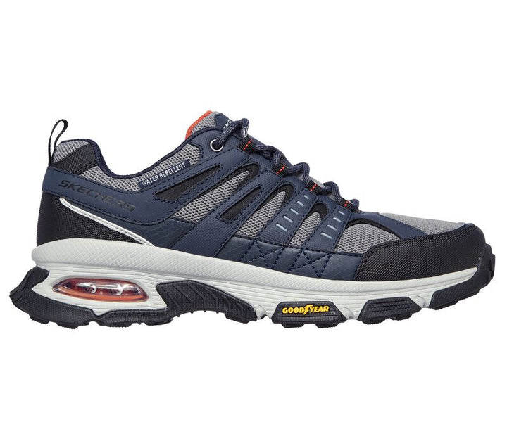 Men's Wide Fit Skechers 237214 Air Envoy Water Repellent outdoor Walking Trainers - Navy/Grey in Navy/Grey - Image 1